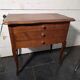 Oak bedside table in Louis XV style