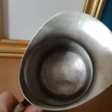 Vintage silver metal pitcher