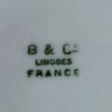 Oval white porcelain serving dish