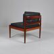 Univers corner chair by Kai Kristiansen for Magnus Olesen. 1965.