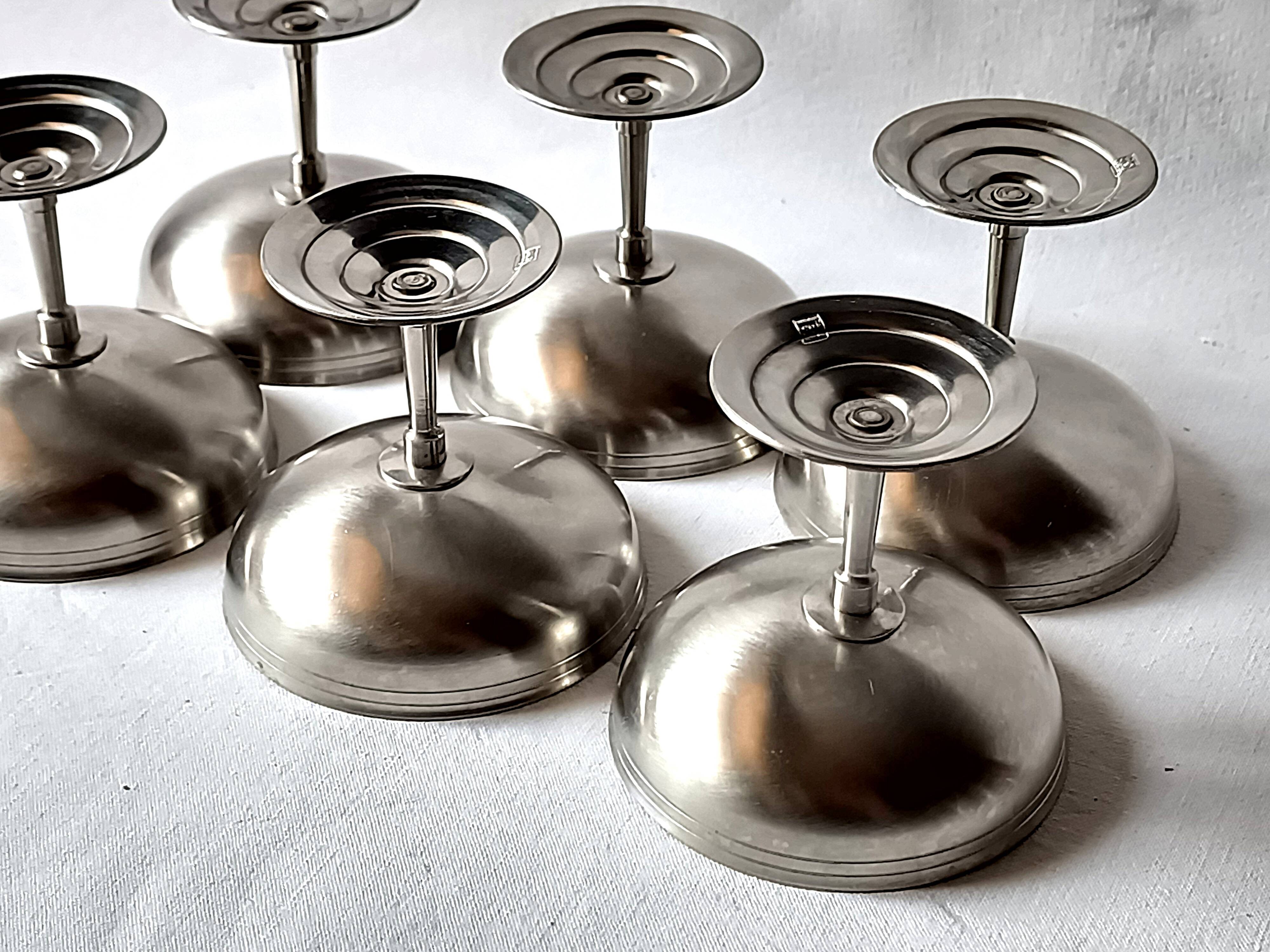 6 cups by Letang & Remy vintage design France