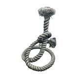 Pied de lampe en corde
