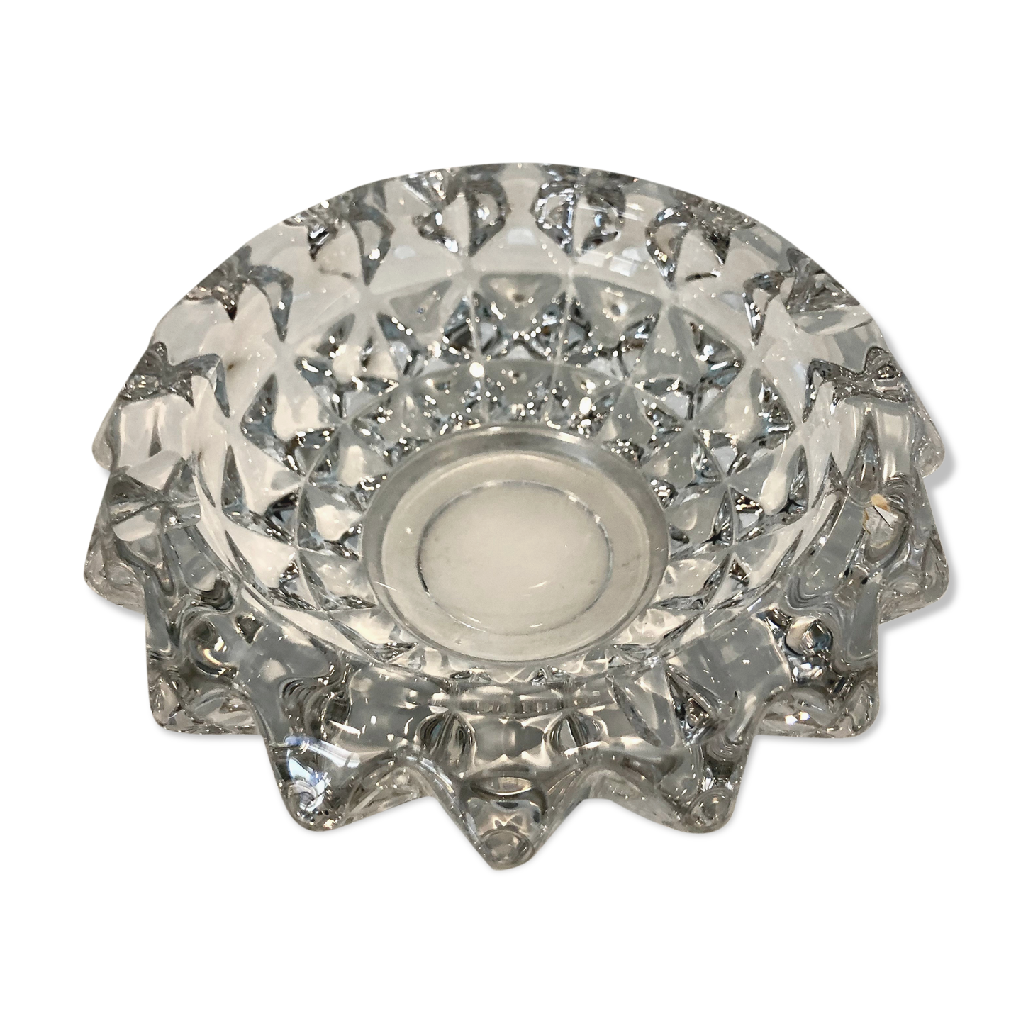 Crystal ashtray 70s