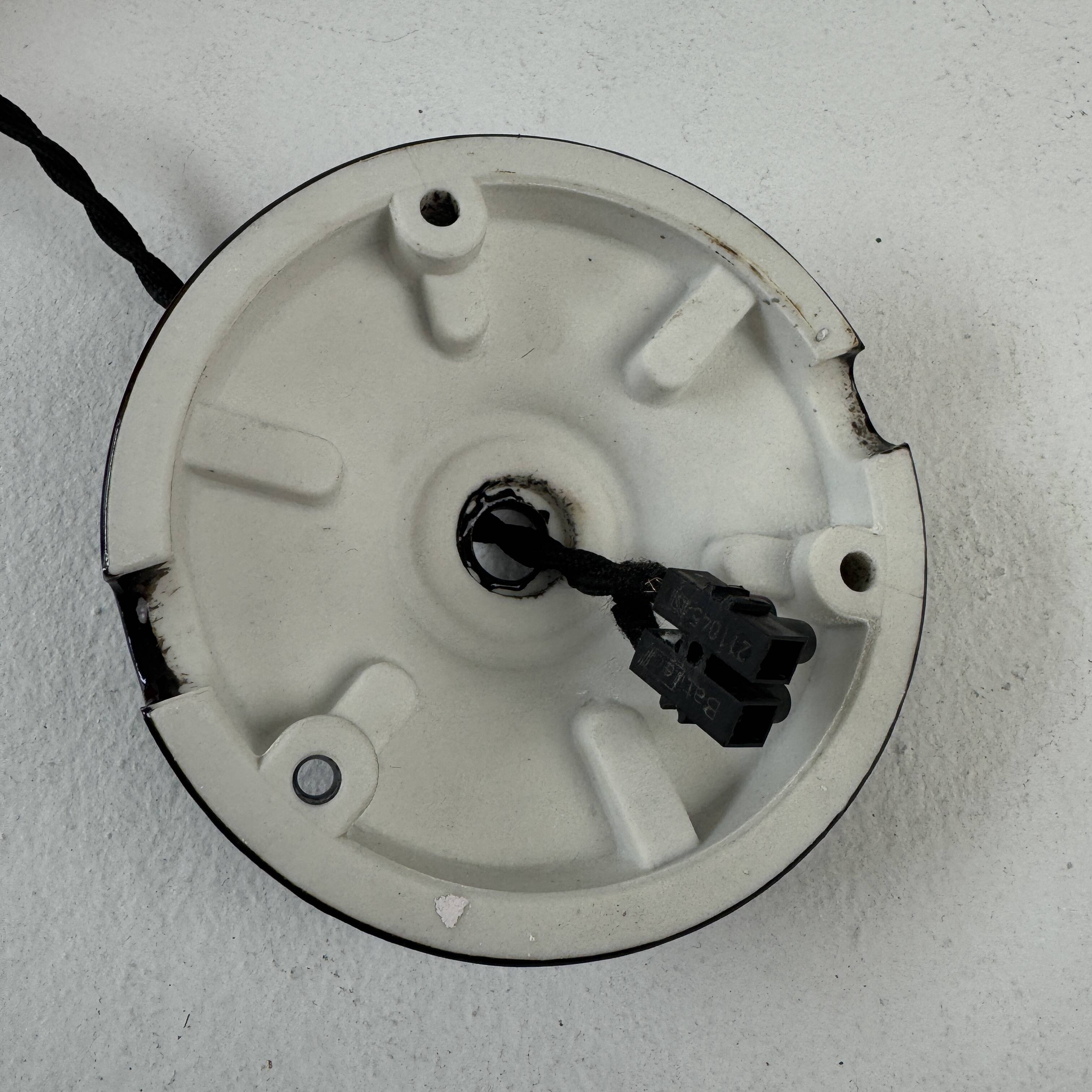 Vintage orange drop lighting suspension 1970