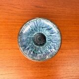 Mid-century modern pottery candlestick by Else and Henry Nielsen for Henri Keramik, 1960s.