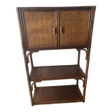 Rattan bookcase shelf