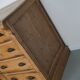 Antique German pine shop cabinet, early 20th century