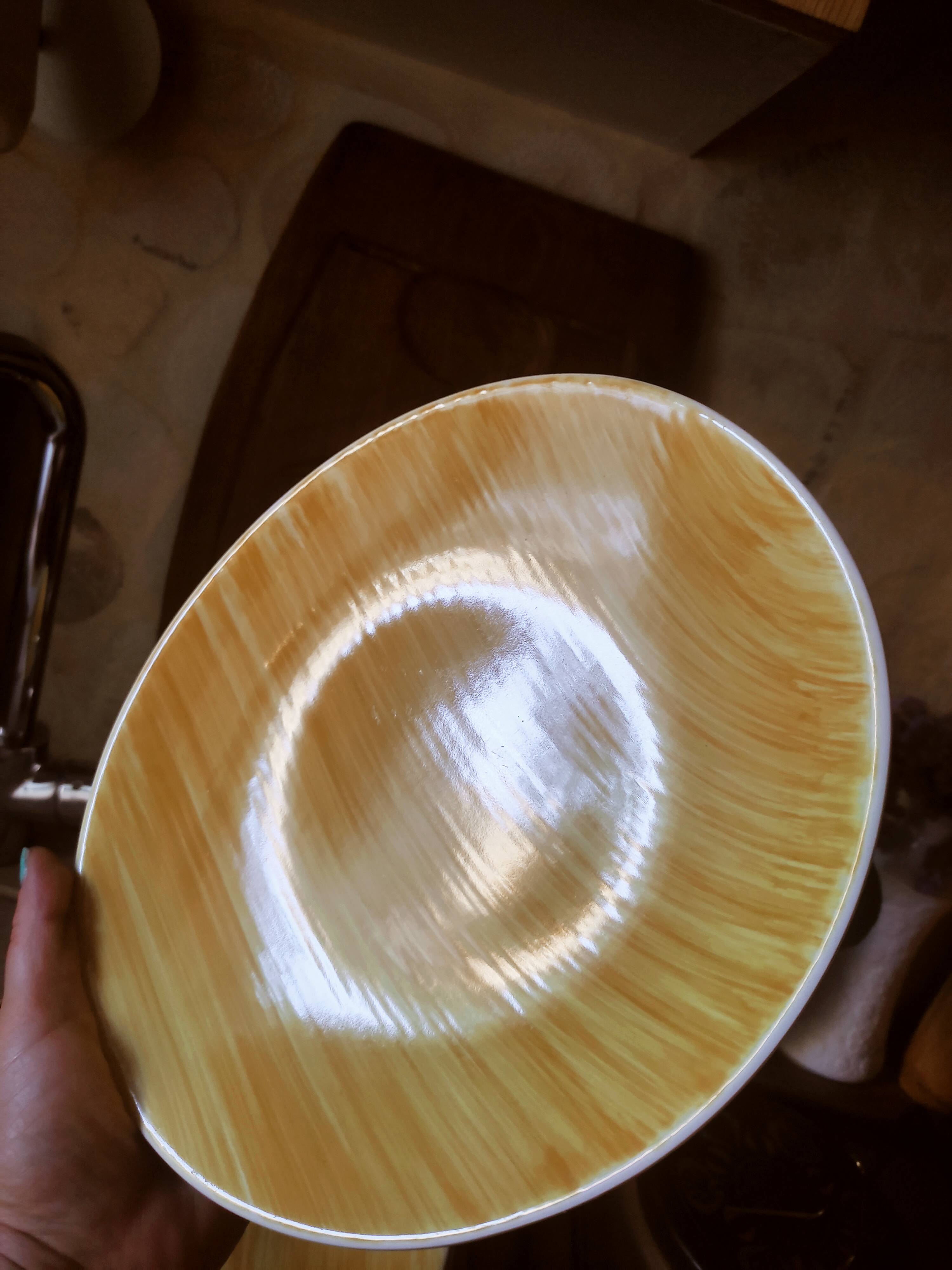 5 oval plates Aquilon by Salins