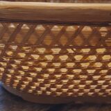 70s Asian wicker basket