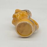 Pitcher / jug Dog / ceramic dachshund / slip / vintage