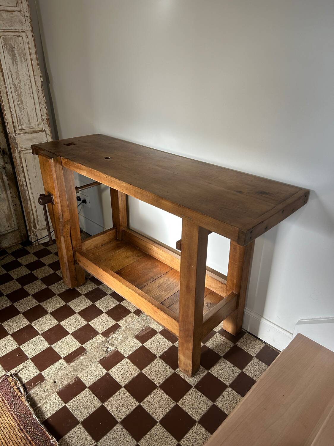 Vintage beech table