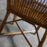 Vintage rattan armchair