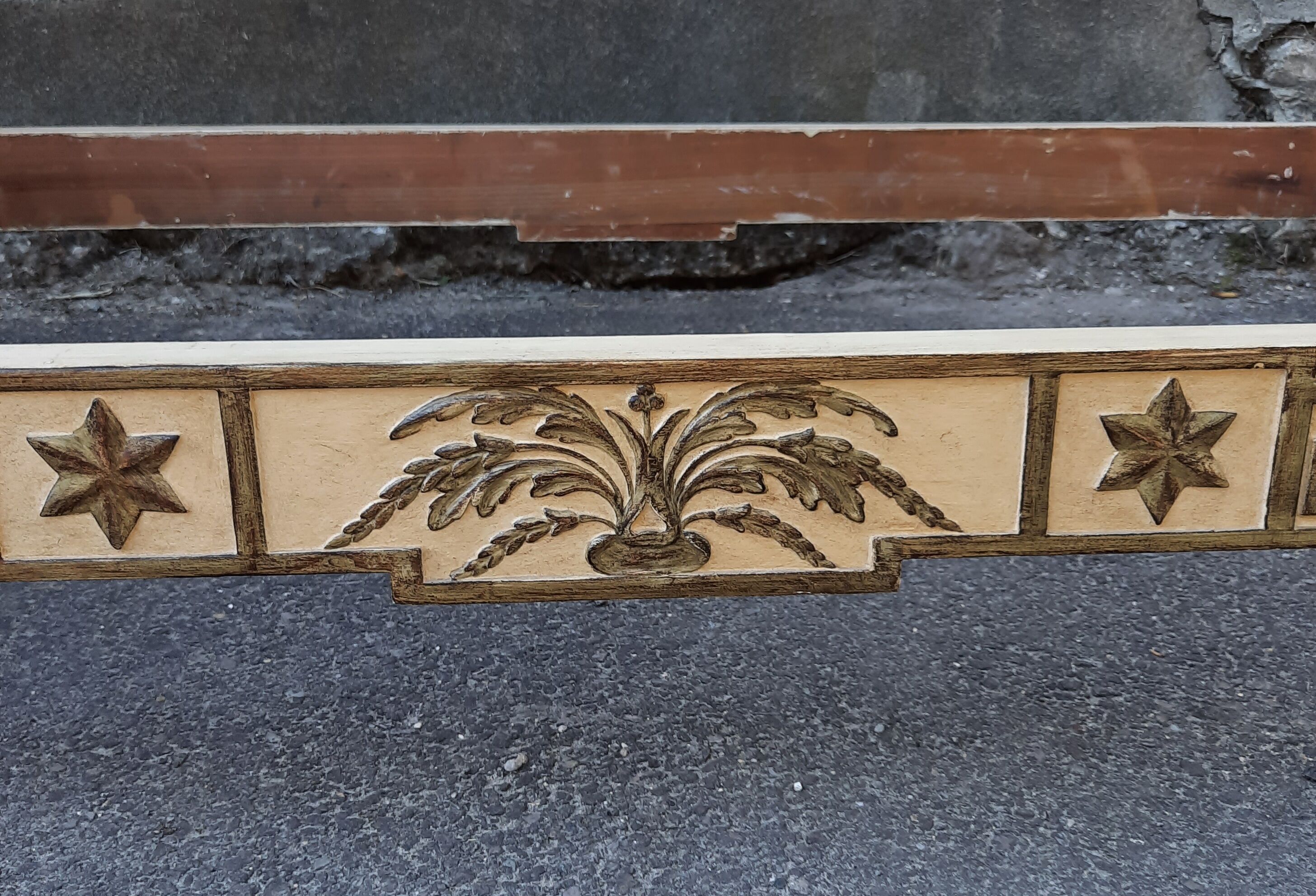 Directoire lacquered bed