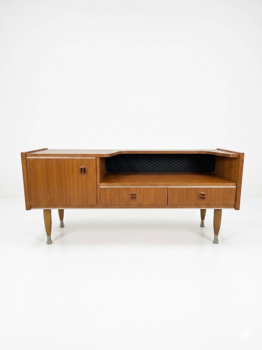 1960s teak Scandinavian enfilade