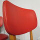 Set de 4 chaises vintage en skaï