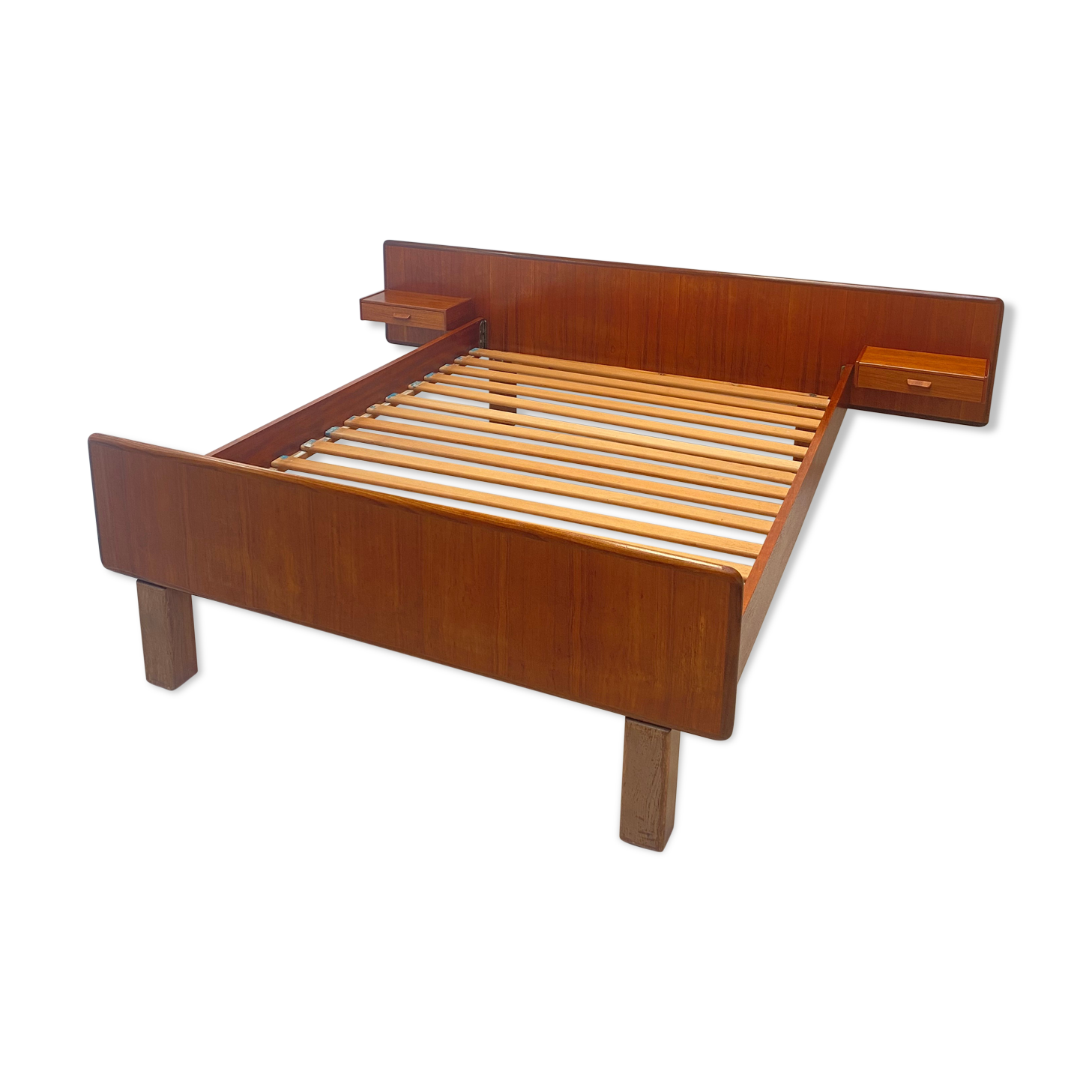 Scandinavian teak bed
