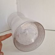 Grand vase en verre bullé style biot