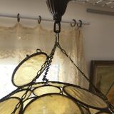 Vintage glass ball pendant light