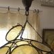 Suspension boule verre vintage