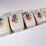 5 K & G Lunéville spice jars