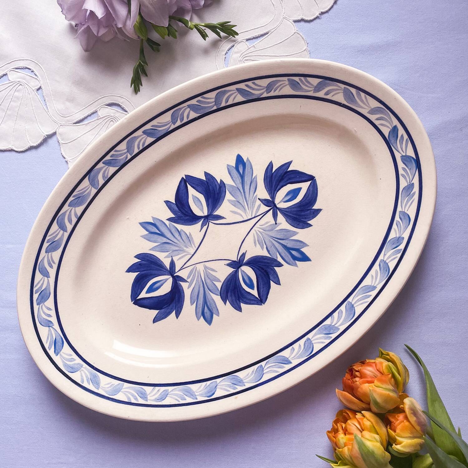 Choisy le roi oval dish