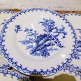 6 assiettes à dessert Gien Chardons (7)