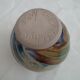 Pottery vase Glossy has facets