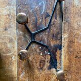 Vintage metal coat rack