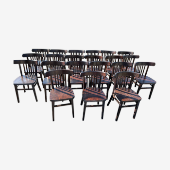 Lot de 21 chaises bistrot