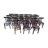 Set of 21 bistro chairs
