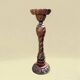 Ancien cendrier sur pied en bois sculpté