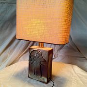Lampe archers céramique 1980's