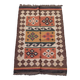 Kilim rug in jute and cotton. 125cm x 195cm
