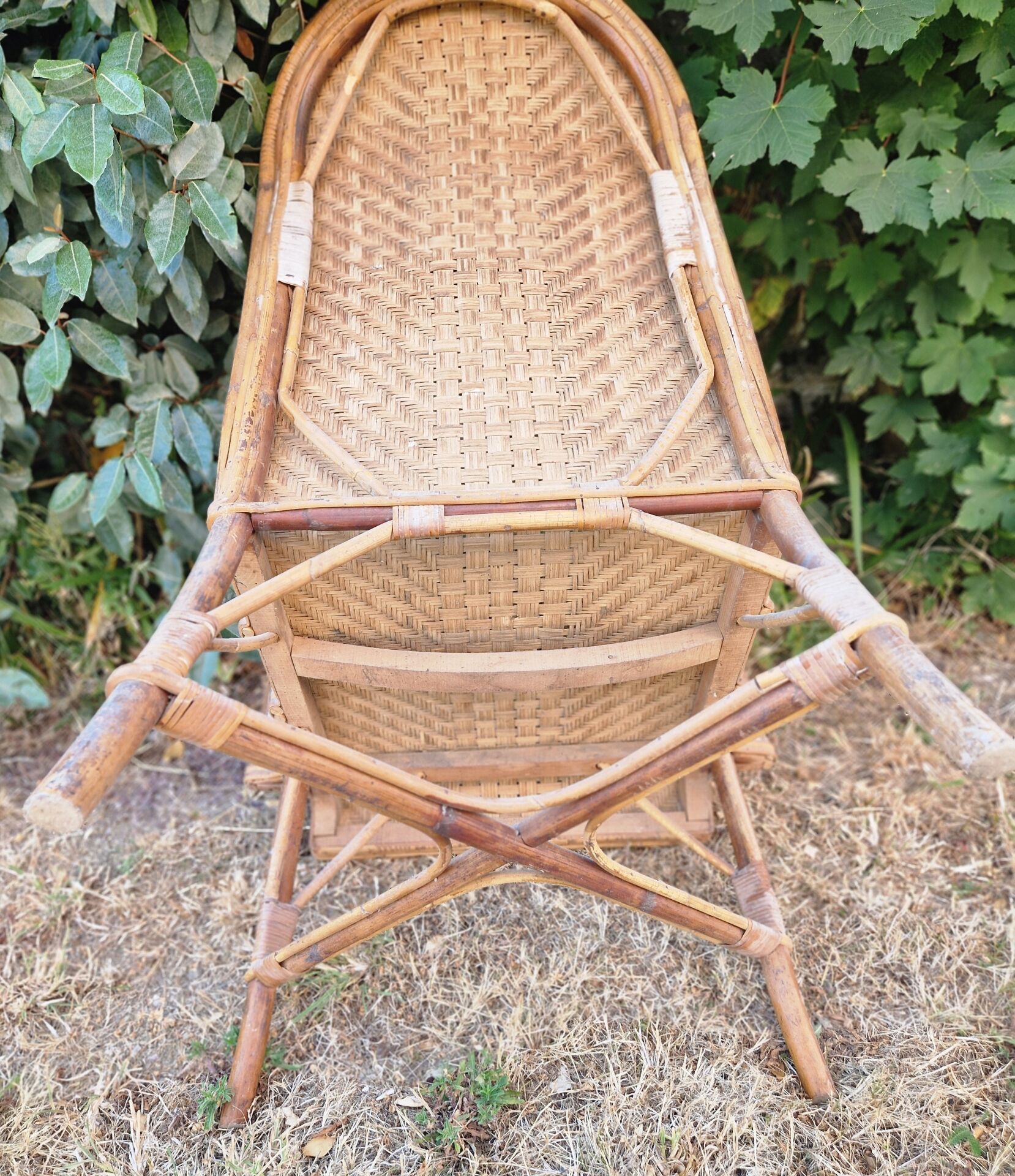 Art Deco Riviera rattan armchair
