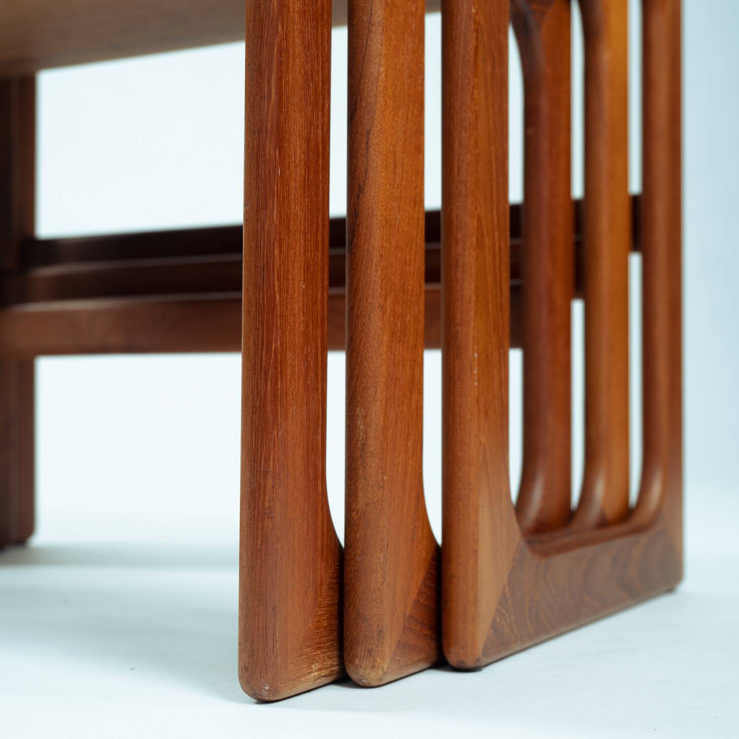 Danish teak mid century modern nesting tables Salin, Nyborg, Denmark 1960s