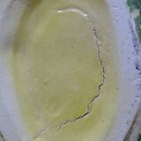 Grand trompe l'oeil melon/pastèque céramique ancien