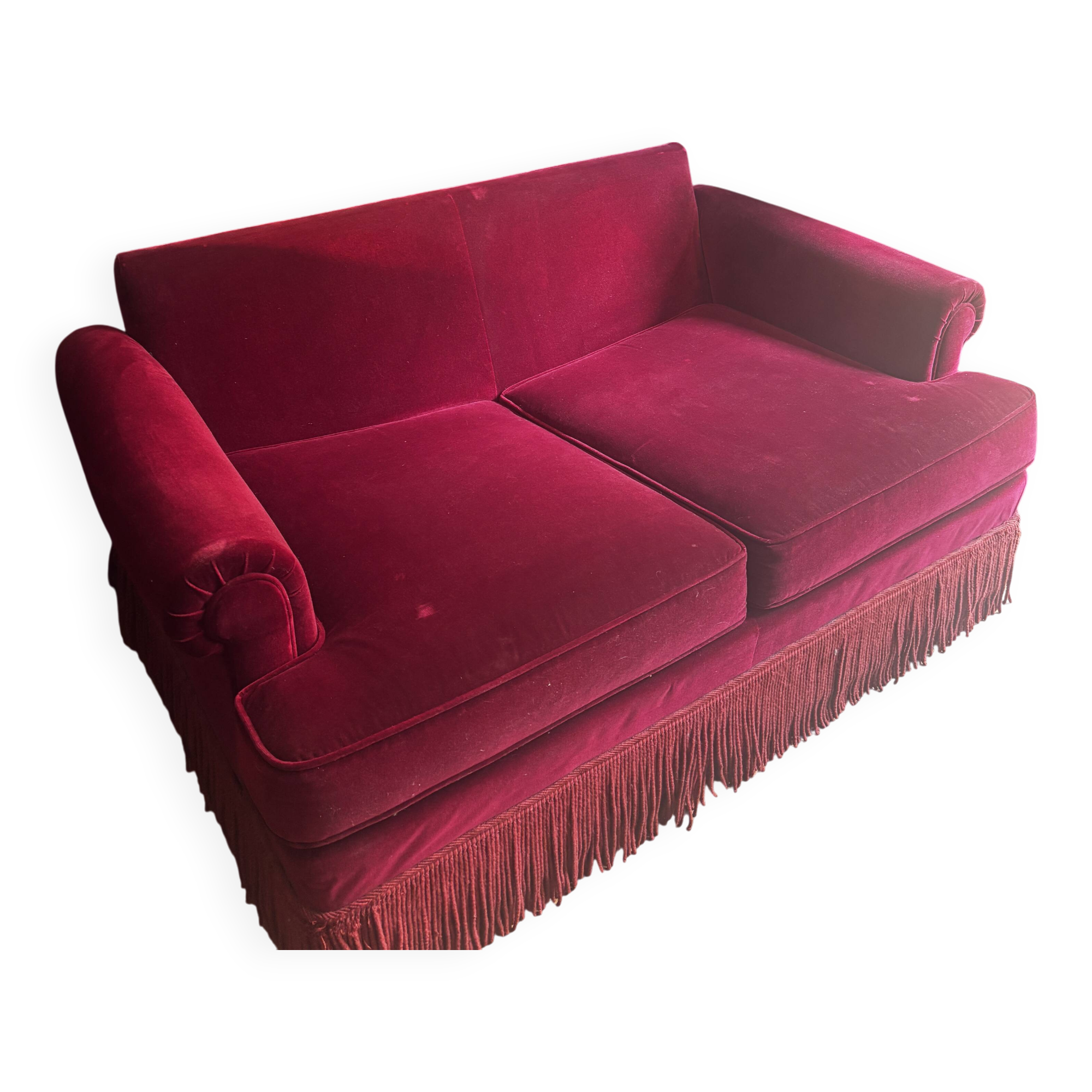 Napoleon III style convertible sofa for the Hotel de la Paix. Unique!