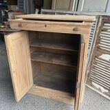 Parisian sideboard in raw wood