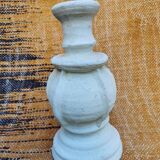 Large terracotta candlestick