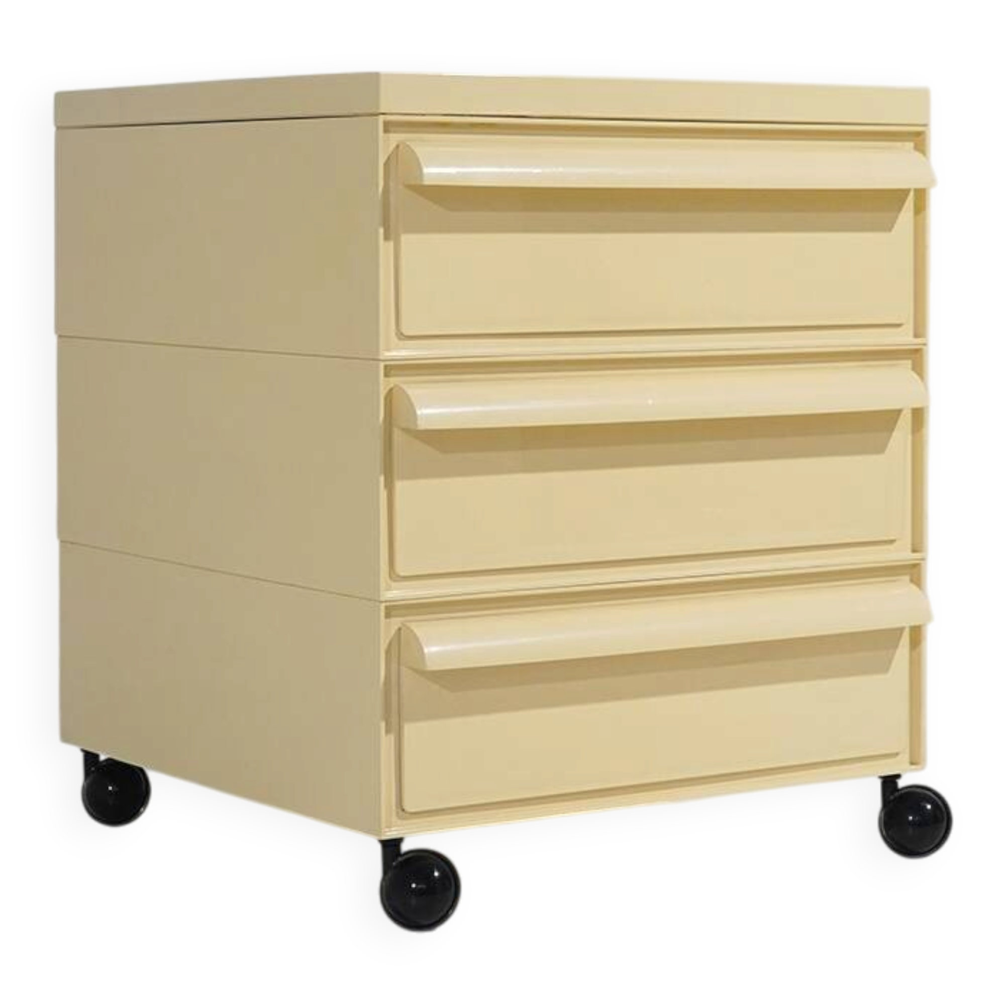 Modular chest of drawers, bed side table by Simon Fussell for Kartell, 1970
