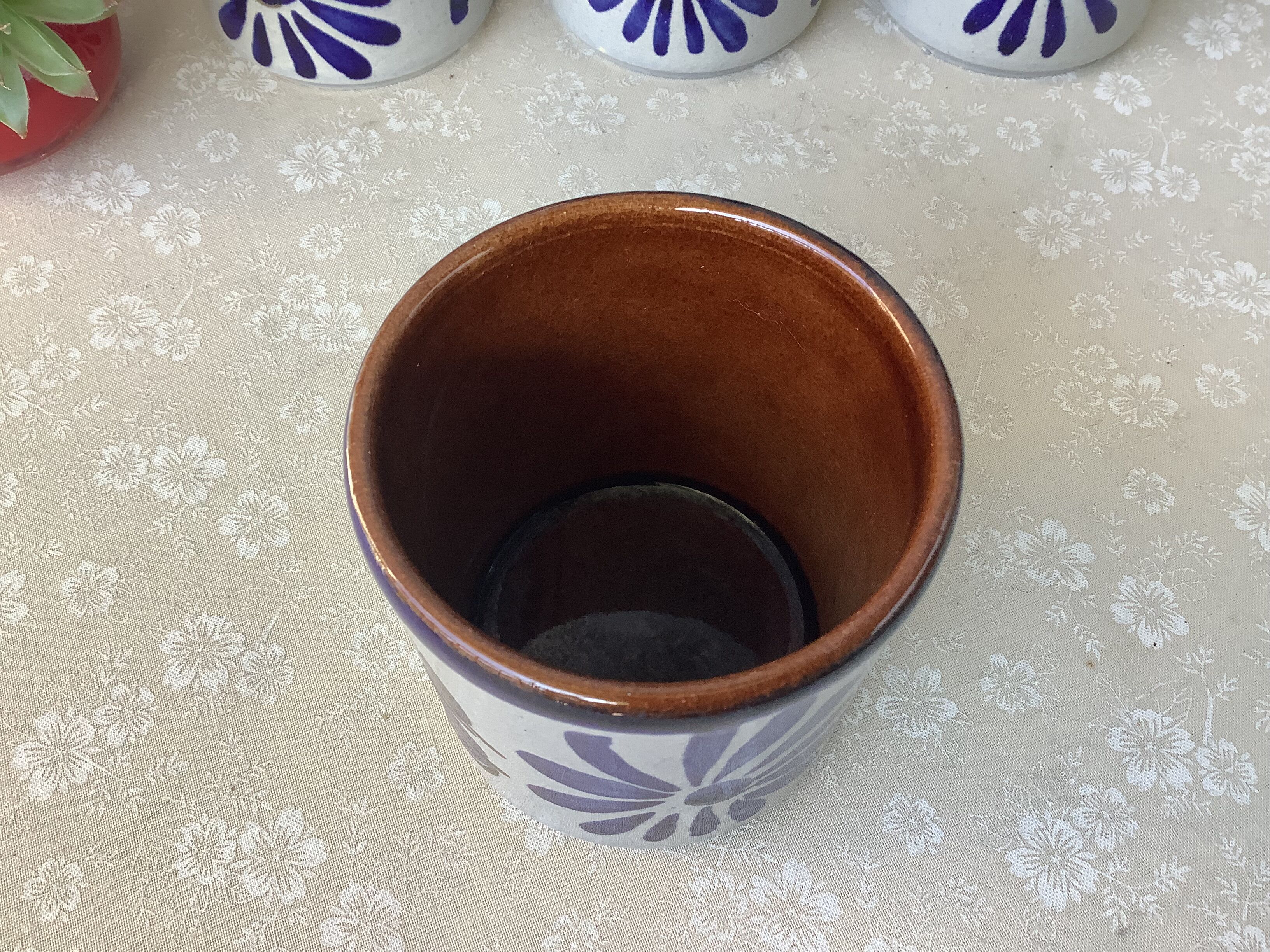 Hand-painted hand-painted hand-painted ceramic cup glasses