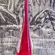 Murano Sommerso Flavio Poli drop vase