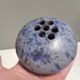 Small gorgeous vase in bluish colours/shades. Netherlands 1970s