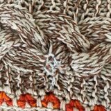 Vintage knitted blanket