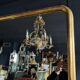 Miroir de cheminée d’époque louis philippe en bois doré (1m88x1m03) xixe