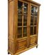 Vitrine en bois vintage / bibliothèque / étagère