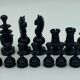 Wooden chess set turns 1920 32 pieces box