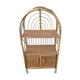 Étagère bibliothèque en rotin