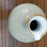 Light stoneware potter's bottle with vintage spout