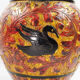 Mid-Century Carved and Glazed Italian Pottery Vase